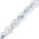 Czech Fire polished faceted glass beads 4mm Crystal AB